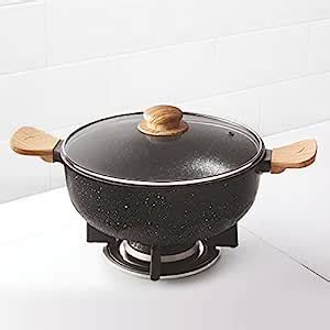 Borosil Vajra Die-Cast Non-Stick Aluminium Kadhai 2.5L with Lid and ...