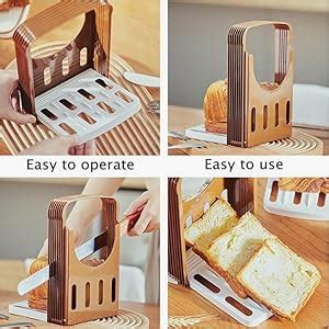 Buy Saiyam Bread Slicer - Adjustable Bread Loaf Toast Thick Cutting ...