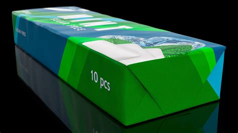 Mint Chewing Gum Pack 3D Model $19 - .max .3ds .blend .c4d .fbx .ma ...