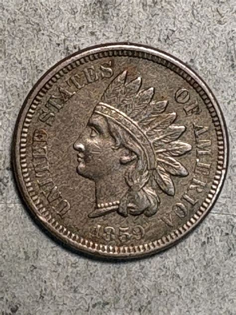 1859 Indian Head Cent XF - For Sale, Buy Now Online - Item #899385