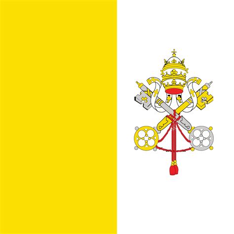 Flag of Vatican City.National flag of Vatican City 22683799 Vector Art ...