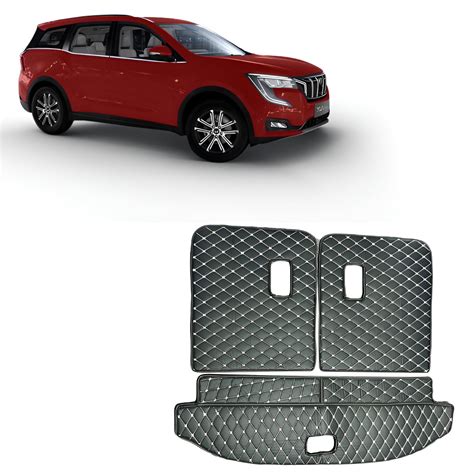 CAPEDELL PU Leatherite Car Trunk Mat for XUV 700-7 Seater | Non-Slip ...