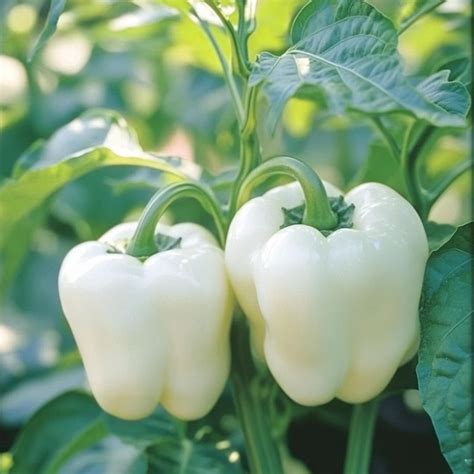 White Bell Pepper Seeds - Non-gmo, Heirloom, Sweet & Crisp, Ideal for ...