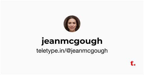 @jeanmcgough — Teletype