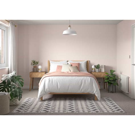 Dulux Walls & Ceilings Matt Paint 2.5L - Blush Pink | Paint - B&M