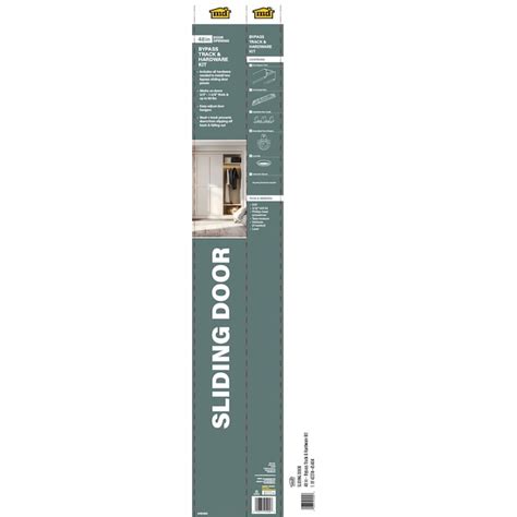 M-D 8 -Piece 48-in Bi-pass door Sliding Closet Door Track kit in the ...