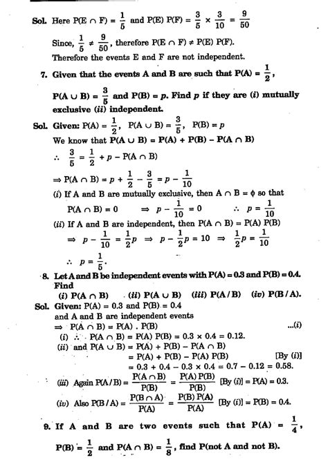 Image result for Probability Class 12 Solutions