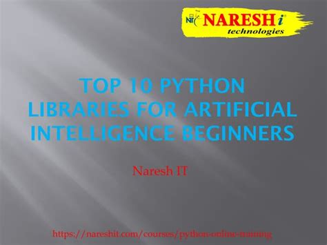 Python AI Training Libraries 的图像结果