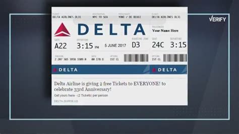 Verify: Are Facebook posts offering free Delta flights real? | wusa9.com