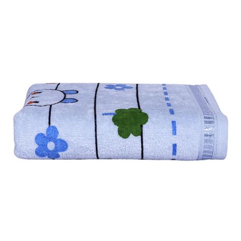 Rangoli 100% Cotton Baby Bath Towel (50x90 cm) | Extra Soft, Skin Frie