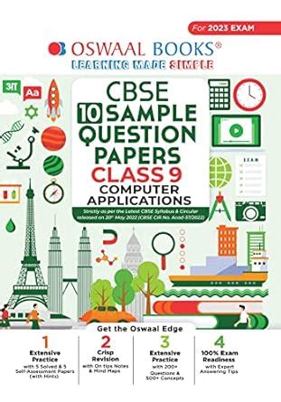 Oswaal CBSE Sample Question Papers Class 9 Computer Application Book ...