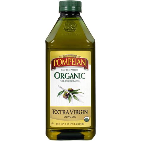 Pompeian Organic Extra Virgin Olive Oil 48 Fl Oz - Walmart.com ...