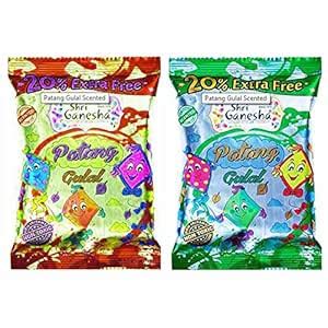 Buy Desert Town Pure Abir Gulal for Safe Holi Playing (Pack of 2 ...