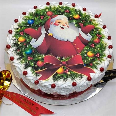 Christmas xmas Theme Cake 04 1Kg | Just Bake