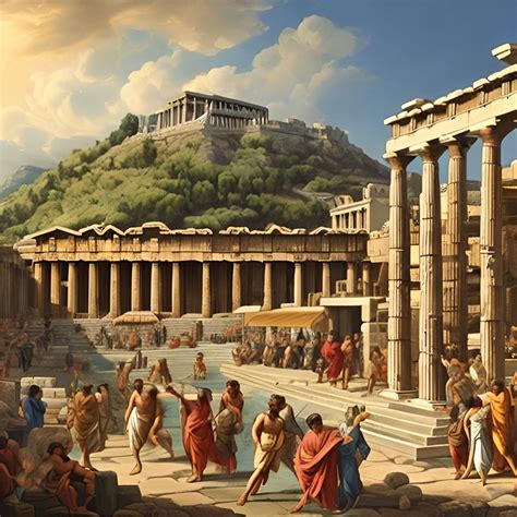 ancient greece marketplace