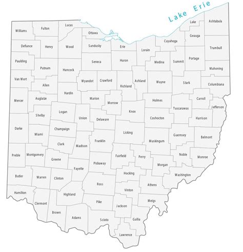 Ohio County Map - GIS Geography