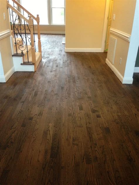 Minwax Dark Walnut Stain Floor