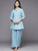 Buy Blue Printed Cotton Night Suit Online at $27.00 USD | ShopLibas