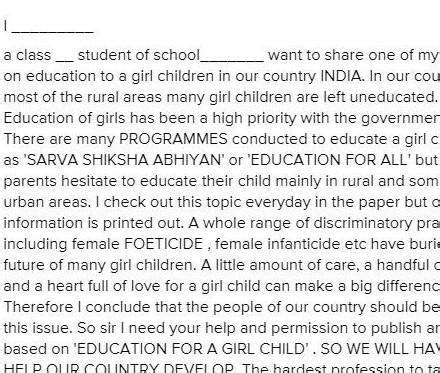 Though there is a movement like 'Sarvashiksha Abhiyan' and enrolling of ...