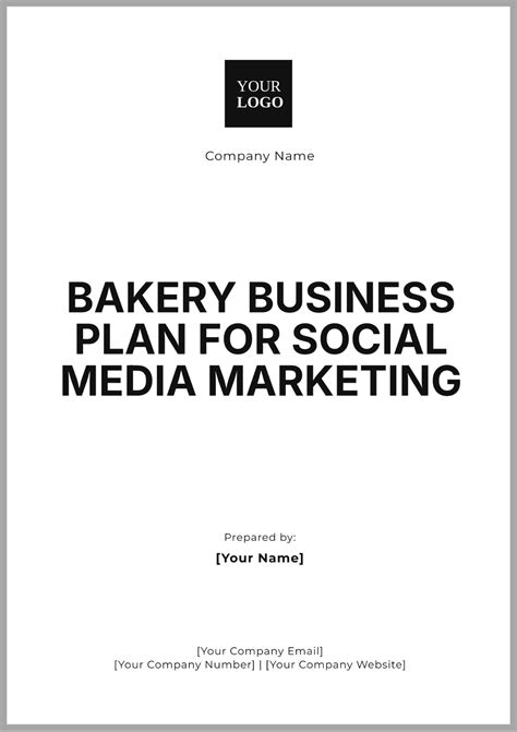 Home Bakery Business Plan Template 的图像结果