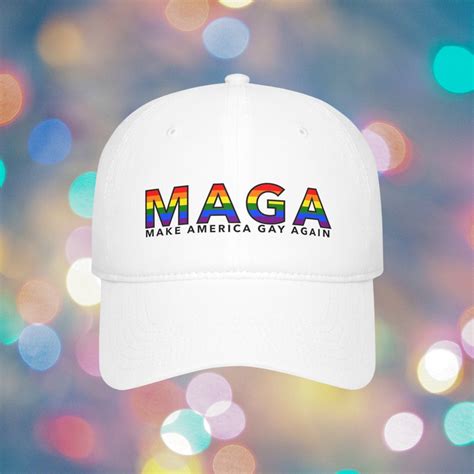 Make America Gay Again Men's Women's Unisex Baseball Cap LGBTQ Equality ...