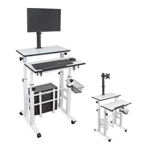 Isomars Computer/Laptop Table with Adjustable Height & Angles, Sit ...