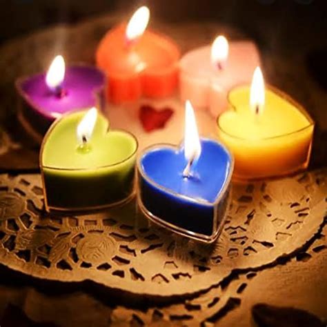 Aesthetics Romantic Tea Light Candles, Soy Wax, Scented, 5-6 Hours Burn ...
