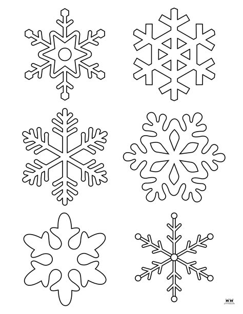 Snowflake Picture Coloring