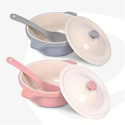 Eha Earth Friendly Serving Bowls with Lid | Microwave Safe | Made with ...