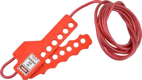 Asian LOTO adjustable cable LOCKOUT with Non - conductive Cable, 11.5 ...