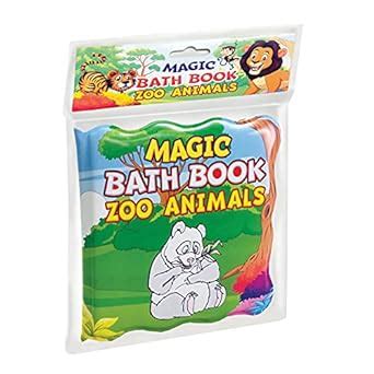 Zoo Animals Magic Bath Book - Colour Changing Fun Book for Children ...