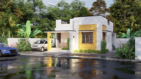 ArtStation - 600 SQ.FT SMALL HOUSE DESIGN