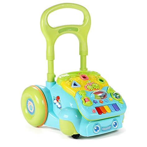 GoAppuGo 2-in-1 Educational Activity Baby Walker for 6 Months to 1 Year ...