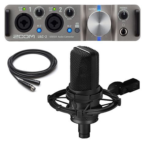 Audio-Technica AT4050 Condenser Microphone with Zoom UAC-2 Audio ...