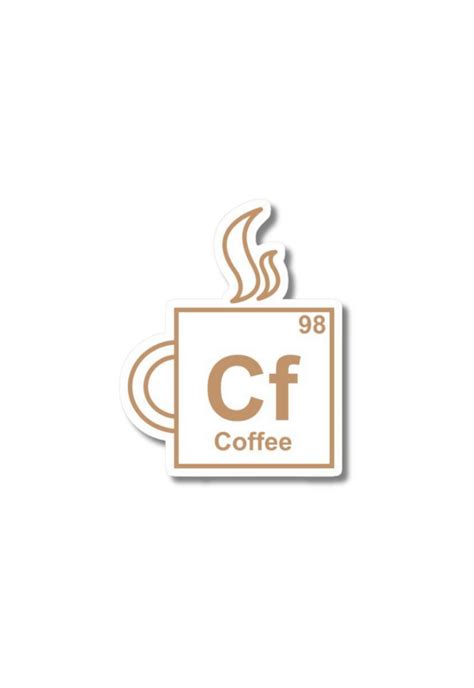 Coffee Element Sticker – Posterwa