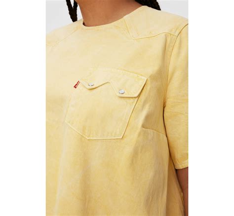 Levi's® X Ganni Trapezkjole - Gul | Levi's® DK