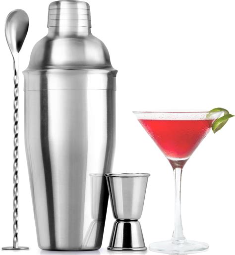 Großes 24-oz-Edelstahl-Cocktail-Shaker-Set – Mischgetränke-Shaker ...