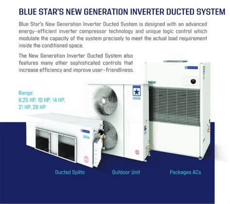 Air Duct - Blue Star Air Cooled Ducted Split Inverter AC 5 TR Trader ...