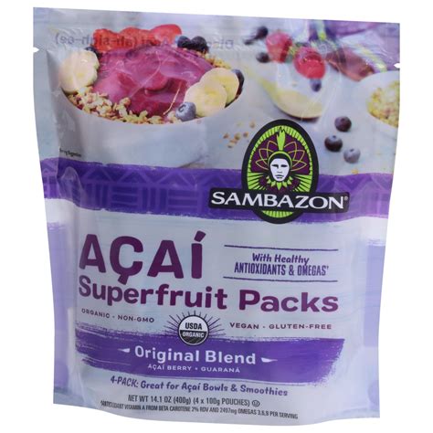 Sambazon Acai Bowl Nutrition Facts USA Online | www.pinnaxis.com