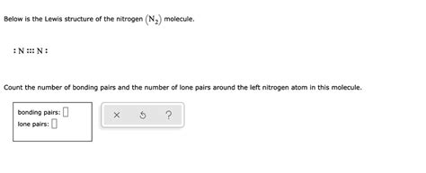 N2 Lewis Dot Structure