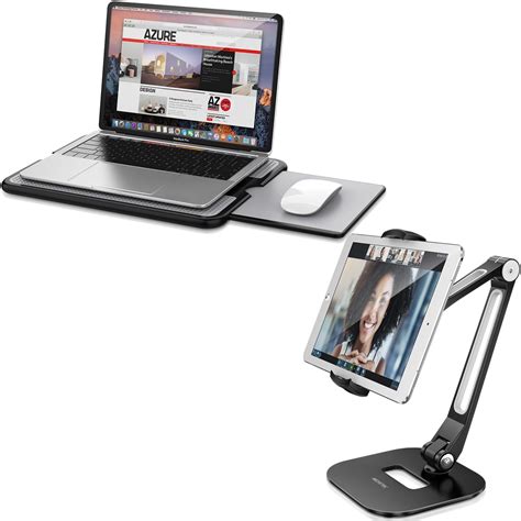 Amazon.com: AboveTEK Portable Laptop Lap Desk with Retractable Mouse ...