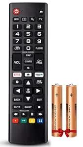 Buy VEYRON® TV Remote for LG TV with 2 AAA Batteries, Replacement ...