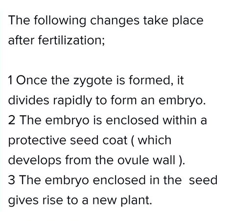 Exlain the steps involved oin the formation of seed starting fro ...
