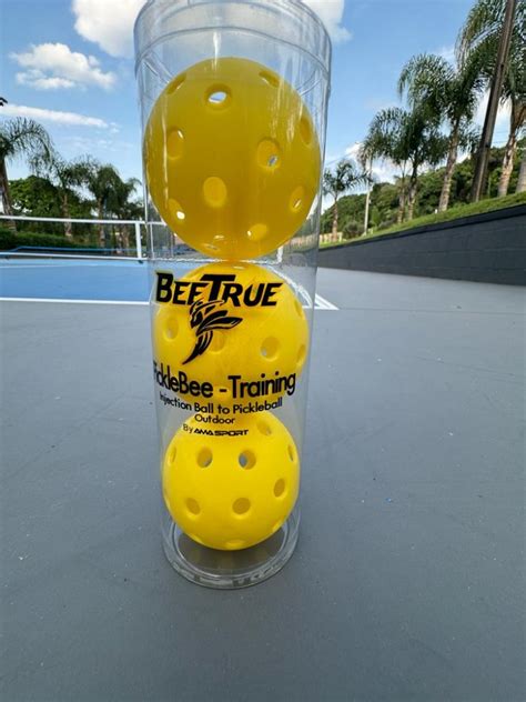 Bola para Pickleball PickleBee Training - Tubo com 3und