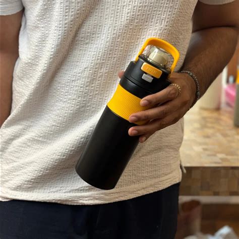 Elegant Pure Sip Stainless Steel Water Bottle - 600 ML – The Globo
