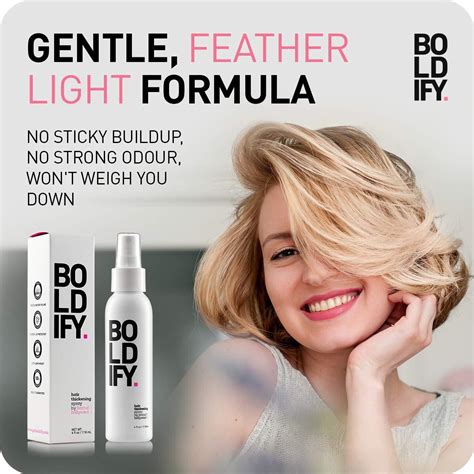 BOLDIFY Hair Thickening Spray - Instantly Thicken Hair - Stylist ...