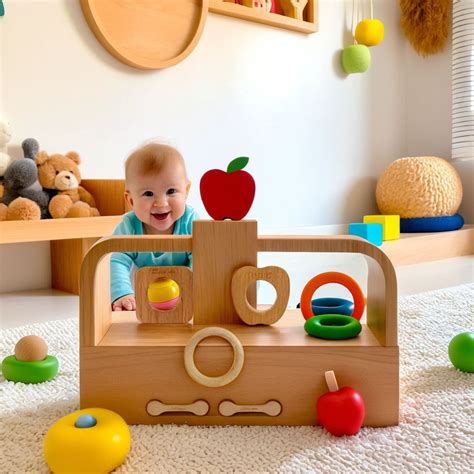 Buy Natural.Toys Neem Wood Teether Combo For Infant (Apple Teether ...