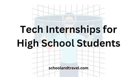 10 Tech Internships for High School Students (Tips, FAQs)