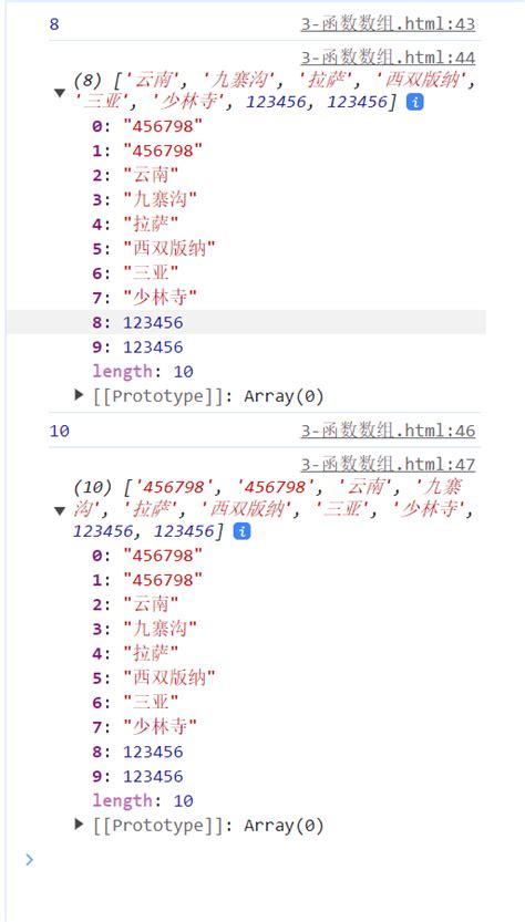 Sub Array JavaScript 的图像结果