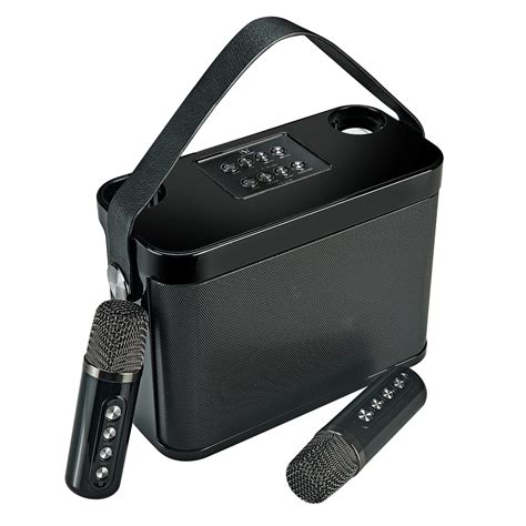 Portable Karaoke Singing Machine with 2 Wireless Microphone , Bluetooth ...
